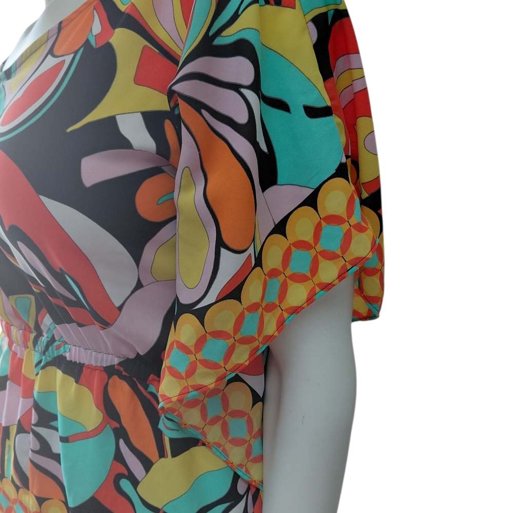BOLD elements Multicolor Abstract Blouse - Picture 2 of 3
